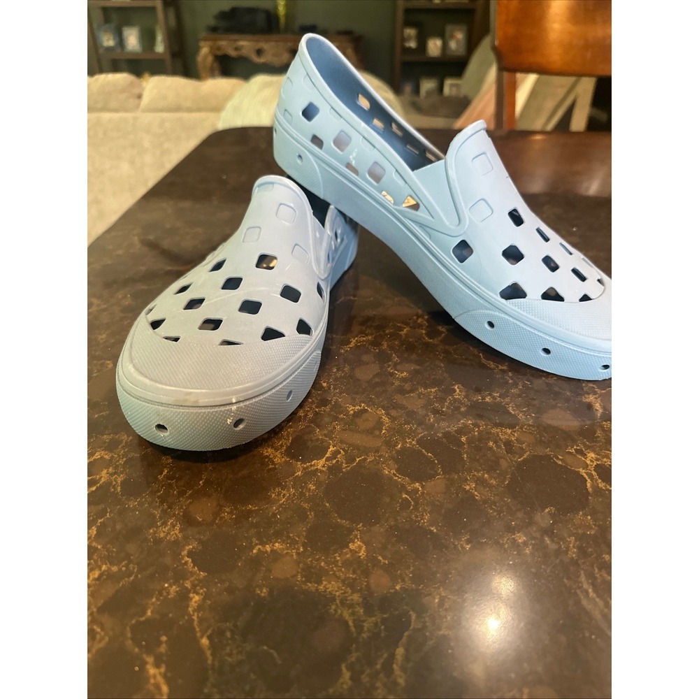 Vans Slip-On TRK Light Blue TPU Waterproof Beach Shoes VN0A5HF8ZR8 Mens 12